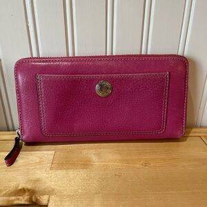 Coach Zip around Long Wallet - Vtg